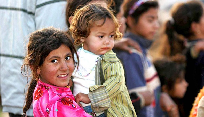 Iraqi refugee children, Damascus, Syria. — Counter Punch/James Gordon