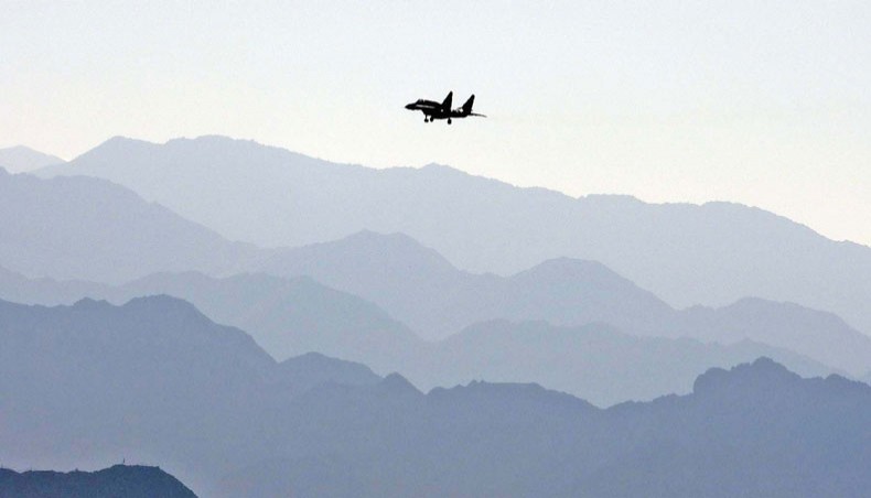 A mountain range in Leh, the joint capital of the union territory of Ladakh bordering China. — Agence France-Presse/Mohd Arhaan Archer