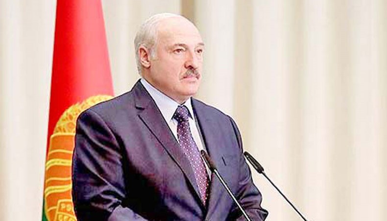 Belarus president Aleksandr Lukashenko. — Dissident Voice