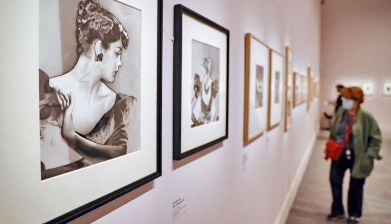 People visit the exhibition ‘Man Ray and fashion’ at the Musee du Luxembourg in Paris, on September 23, 2020. — AFP photo