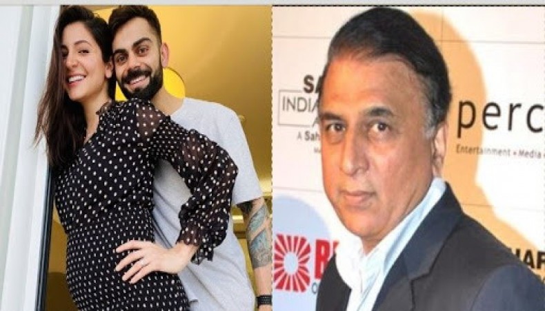 Anuska Sharma, Virat Kohli and Sunil Gavaskar