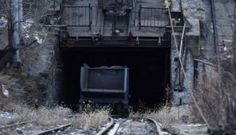 This file photo, taken on December 11, 2019, shows an entrance to the Datai coal mine in Mentougou, west of Beijing. - AFP photo