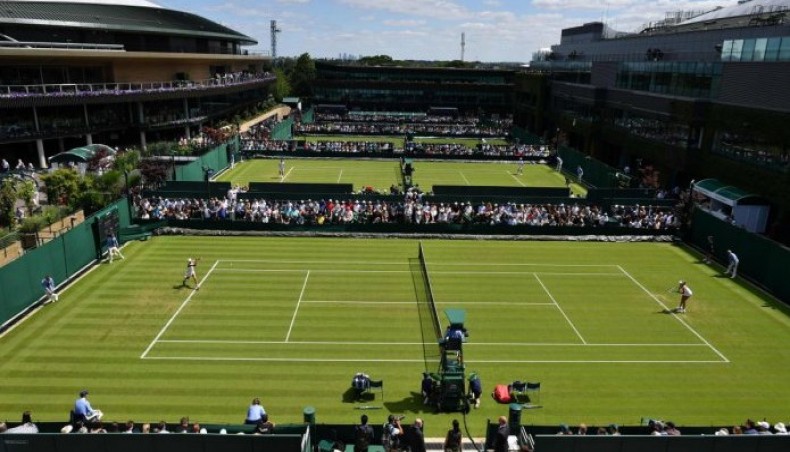 A general view of Wimbledon. AFP photo