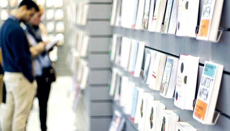 In this file photo taken on October 16, 2019 books are pictured on the shelves on the opening day of the Frankfurt book fair 2019 in Frankfurt am Main, Germany. — AFP photo