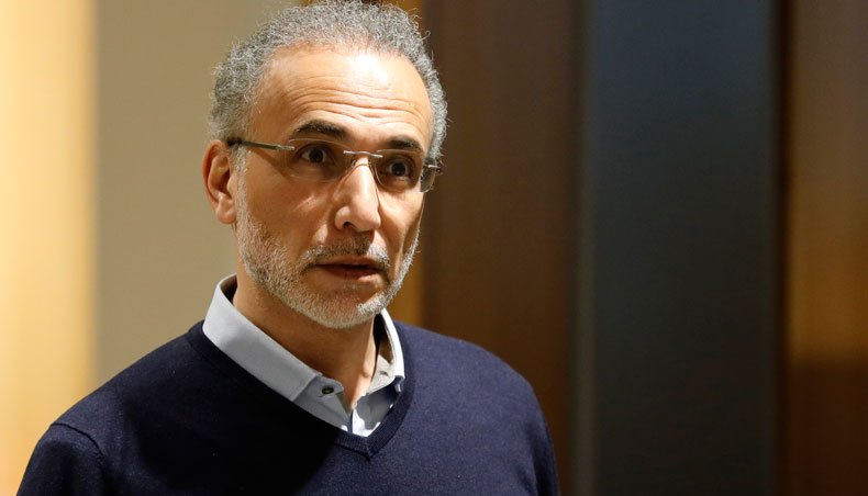 In this file photo taken on February 13, 2020 Swiss leading Islamic scholar Tariq Ramadan arrives at the Palais de Justice of Paris. — AFP photo