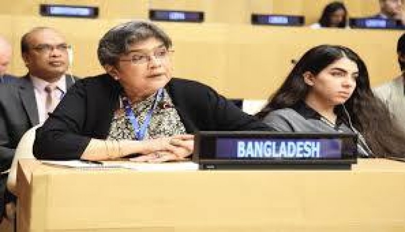 Permanent representative of Bangladesh to the United Nations ambassador Rabab Fatima.