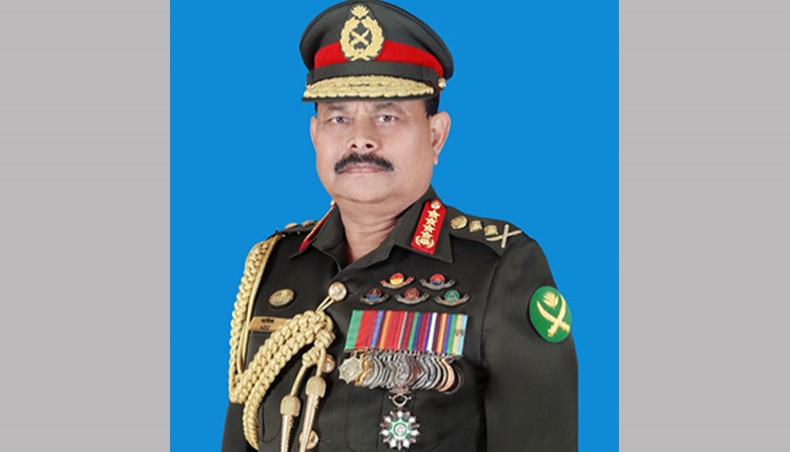 Chief of army staff General Aziz Ahmed.