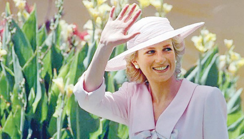 In this file photo taken on January 27, 1988 Princess of Wales Diana waves to the crowd during her visit to the Footscray Park in suburb of Melbourne. — AFP photo