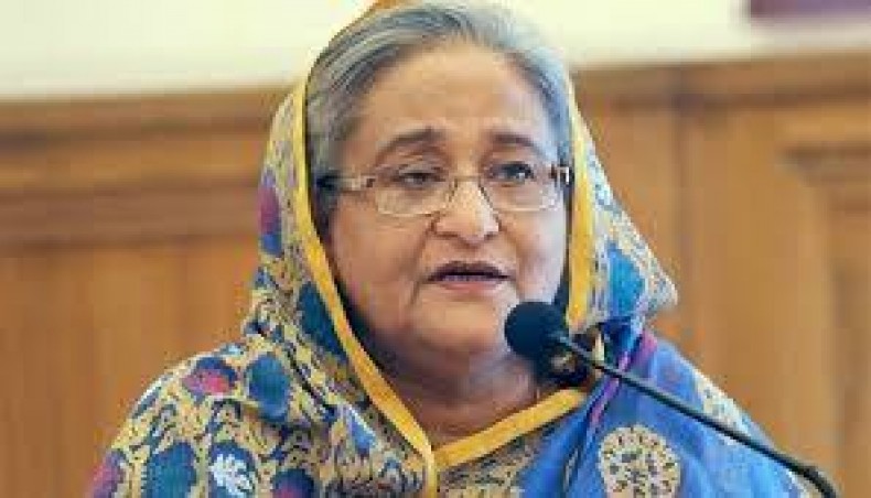 A file photo of prime minister Sheikh Hasina