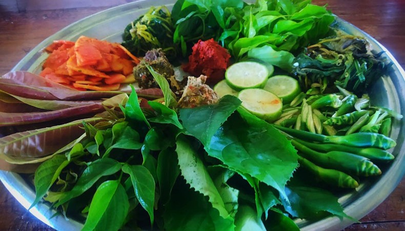 Different types of greens consumed by the Marma community. — Cholapru Marma