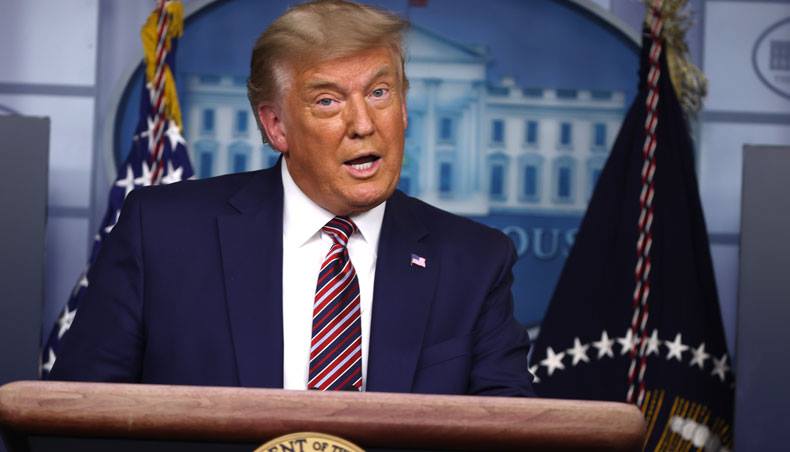 US president Donald Trump speaks to the press in the James Brady Press Briefing Room at the White House on November 20, 2020 in Washington, DC. — AFP photo