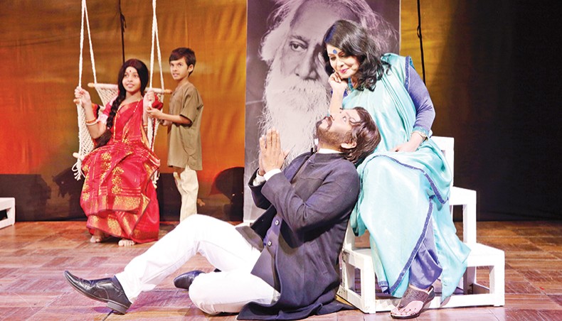 A scene from Ami O Rabindranath. — Press release