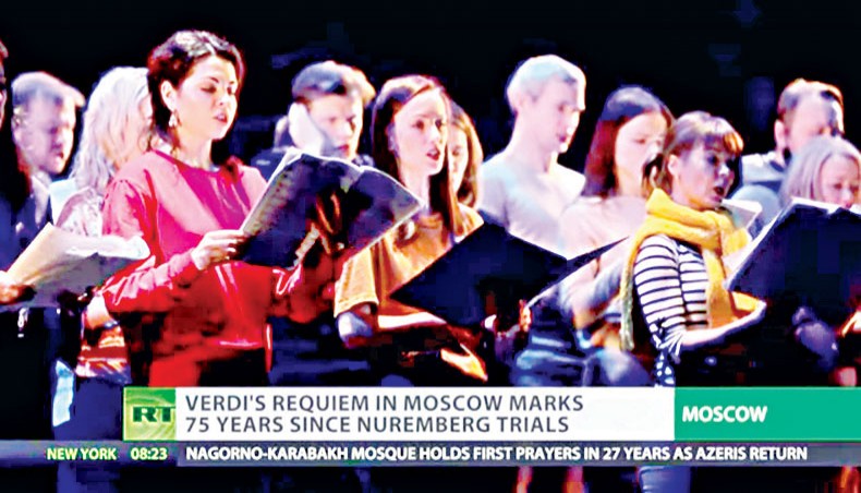 A special performance of Giuseppe Verdi’s ‘Requiem’ at Moscow’s Helikon Opera Theatre. — YouTube