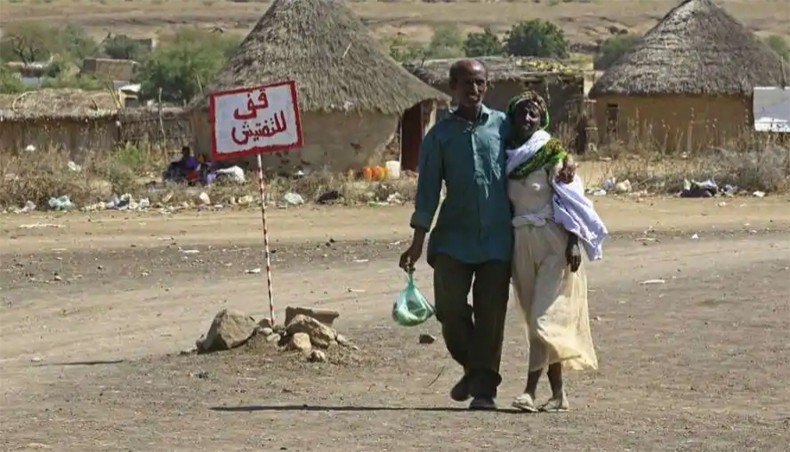Ethiopian refugees who have fled the Tigray conflict area. -- AFP photo