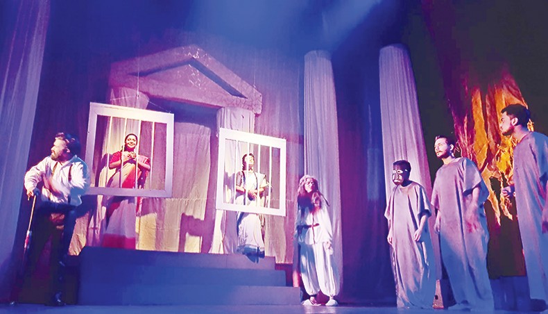 A scene from Antigone. — Press release