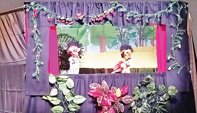 Jolputul Puppets stages Abak Jalpan at the National Art Gallery Auditorium of Bangladesh Shilpakala Academy on Friday. — press release