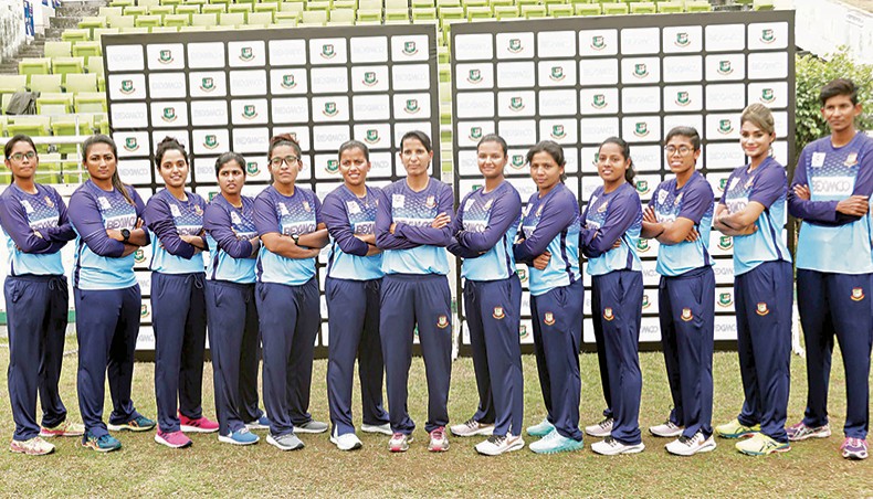 A file photo of the Bangladesh women’s cricket team. — New Age photo