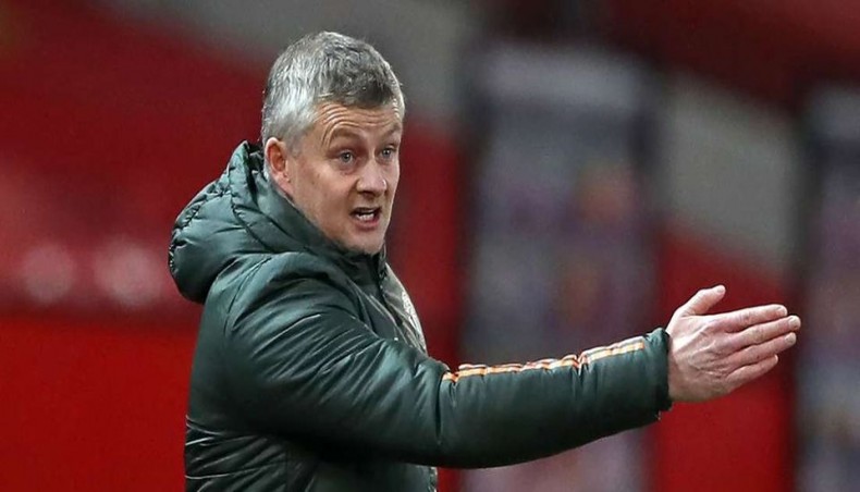 A file photo of Manchester United manager Ole Gunner Solskjaer. -- Twitter photo
