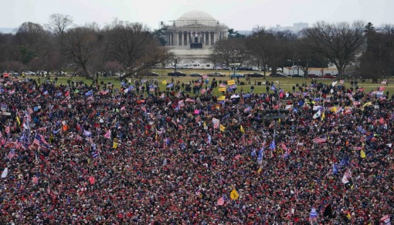 Supporters of US president Donald Trump demonstrate on the National Mall on January 6, 2021, in Washington, DC– AFP photo