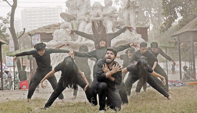 A scene from Manush Chhara Shahar Britha. — Press Release