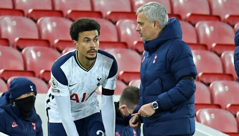 Tottenham Hotspur midfielder Dele Alli (L) could be on the move this month after limited playing time at under manager Jose Mourinho. — AFP photo