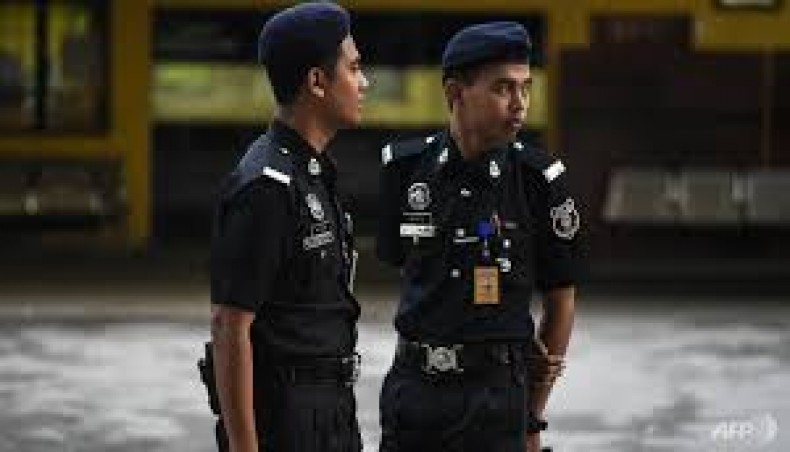 An AFP file photo of Malaysian police
