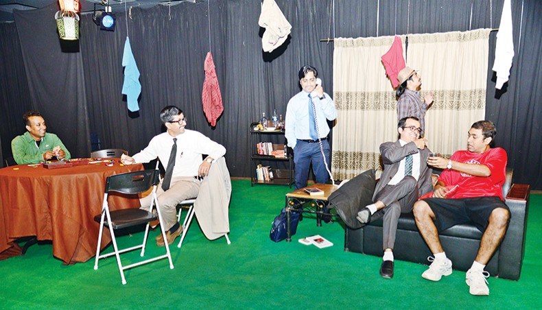 A scene from The Odd Couple. — Press release