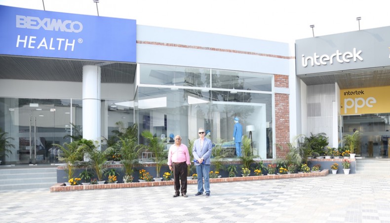 Syed Naved Husain, The Group Director & CEO of BEXIMCO welcomes Francisco de Asís Benítez Salas, Spanish Ambassador to Bangladesh at Beximco Industrial Park on Wednesday. - Press Release photo