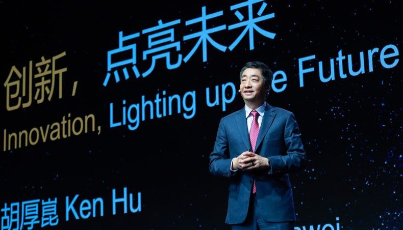 Huawei’s deputy chairman Ken Hu speaks about the huge impact of COVID-19 at the opening ceremony of Mobile World Congress Shanghai 2021 on Tuesday. -- Press release photo