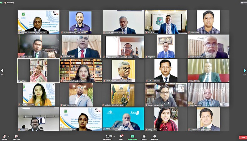 Bangladesh University of Professionals organises a two-day international conference on ‘ICT for sustainable development’ scheduled to end today. — Press release