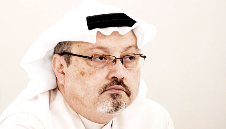 In this file photo taken on December 15, 2014 Saudi journalist Jamal Khashoggi attends a press conference in Manama. — Agence France-Presse/Mohammed Al-Shaikh