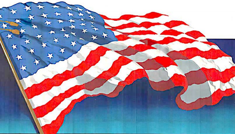 Detail of World War II propaganda poster. — Consortium News/US Treasury Department/Carl Paulson