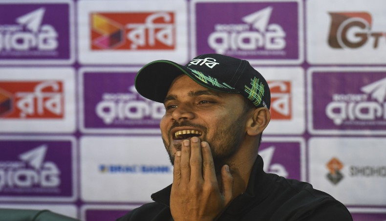 An AFP file photo of Mashrafe bin Mortaza
