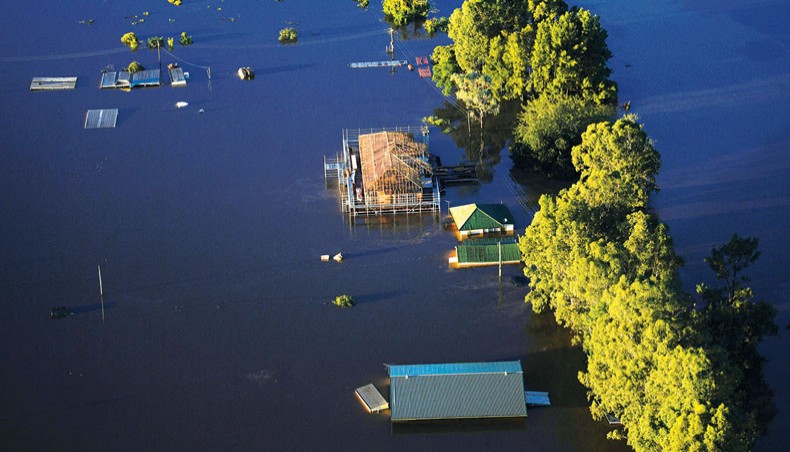 A photo shows flood damages in the Windsor and Pitt Town areas along the Hawkesbury River area of Greater Sydney on Wednesday. — AFP photo