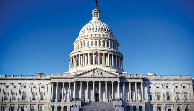 A file photo shows the US Capitol Building in Washington. Tech CEOs defended their platforms’ practices as they girded for a fresh grilling on Thursday from US lawmakers angered over rampant disinformation about the US elections, the Capitol attack and COVID-19. — AFP photo