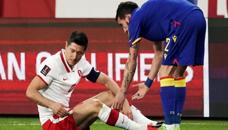 A file photo of Robert Lewandowski.-- Twitter photo