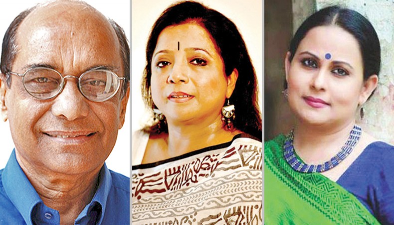 Shamsuzzaman Khan, Mita Haque and Afsana Mimi
