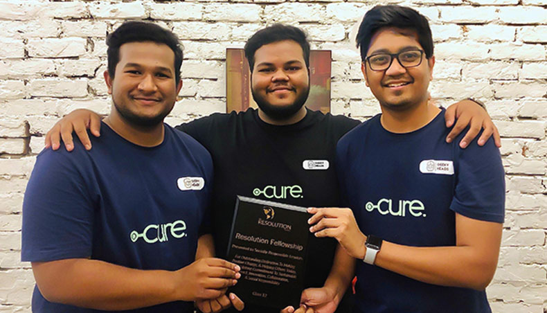 Members of team Cure.