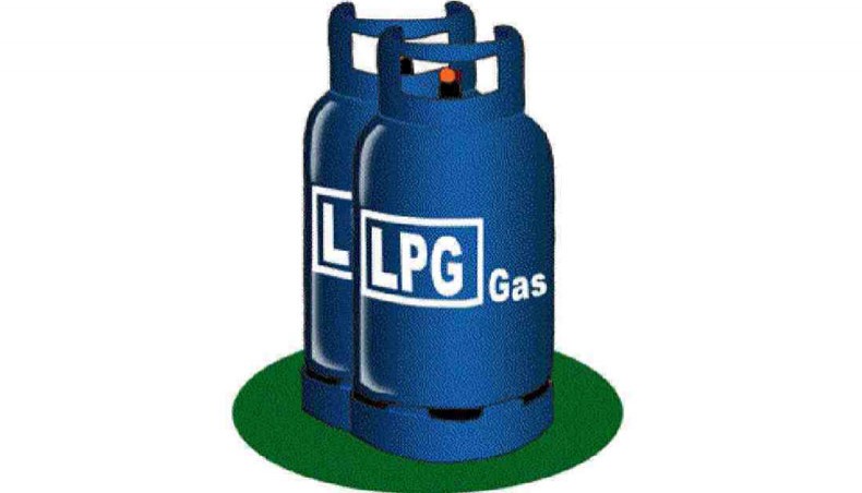 A UNB representational artwork of LPG gas bottles.