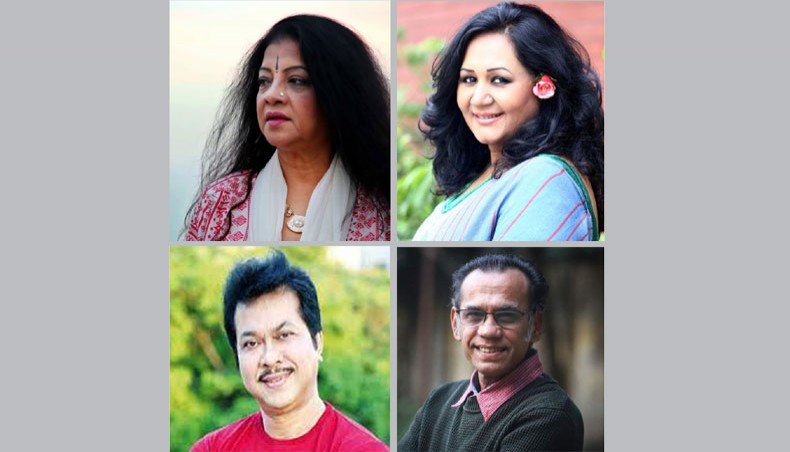 (clockwise) Fatima Tuz Zohra, Fahmida Nabi, Razu Alauddin and Shibli Mohammad