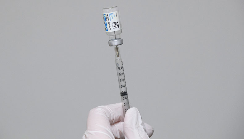 In this file photo a syringe is filled with a dose of the Johnson & Johnson Janssen COVID-19 vaccine at a vaccination site organised by the United Farm Workers, Kern Medical, the Kern County Latino COVID-19 Task Force inside Reuther Hall at Forty Acres on March 13, 2021 in Delano, California. — AFP photo