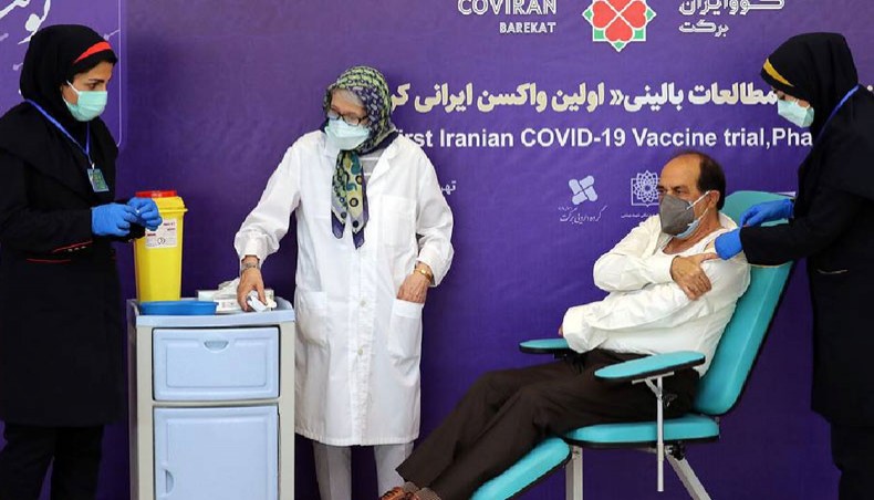 Iran successfully tests human trials of domestic Covid-19 vaccine Fakhra. — UNB Photo