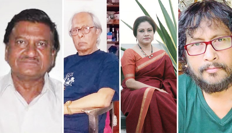 Abul Kashem Fazlul Haque, Hasan Azizul Huq, Adity Mohsin and Ananta Hira