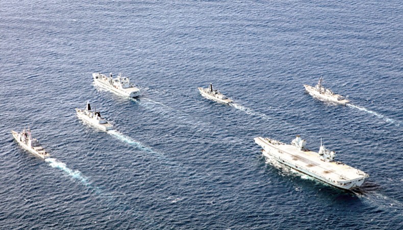 UK Carrier Strike Group. — Wikimedia Commons