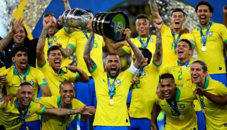 A file photo of Brazil national football team.