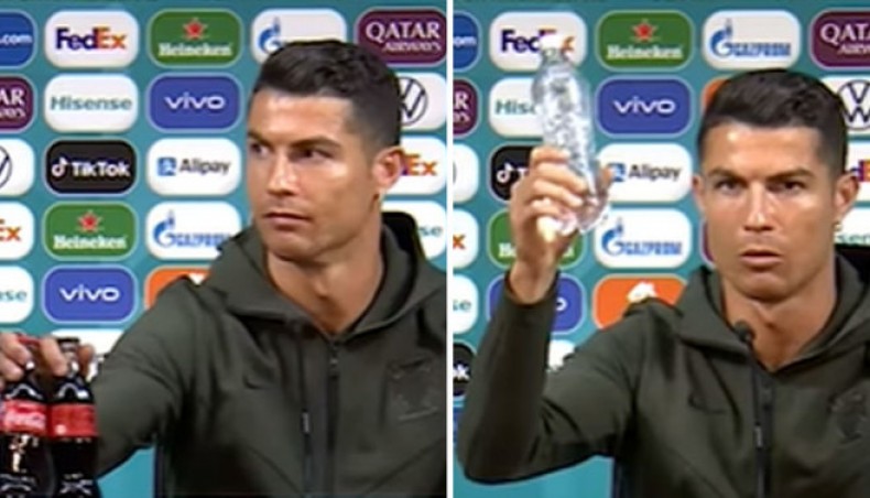 Cristiano Ronaldo's Coca Cola gesture