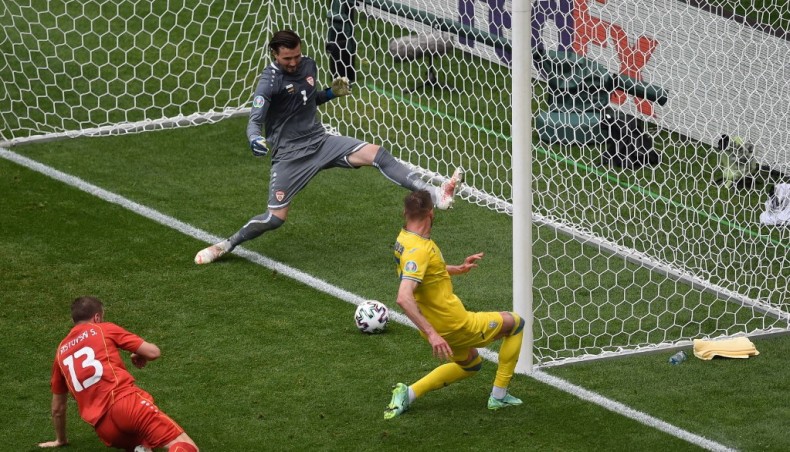 Yarmolenko guides Ukraine to nervy win over N Macedonia