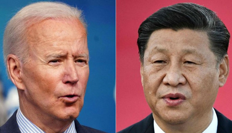 Joe Biden and Xi Jinping