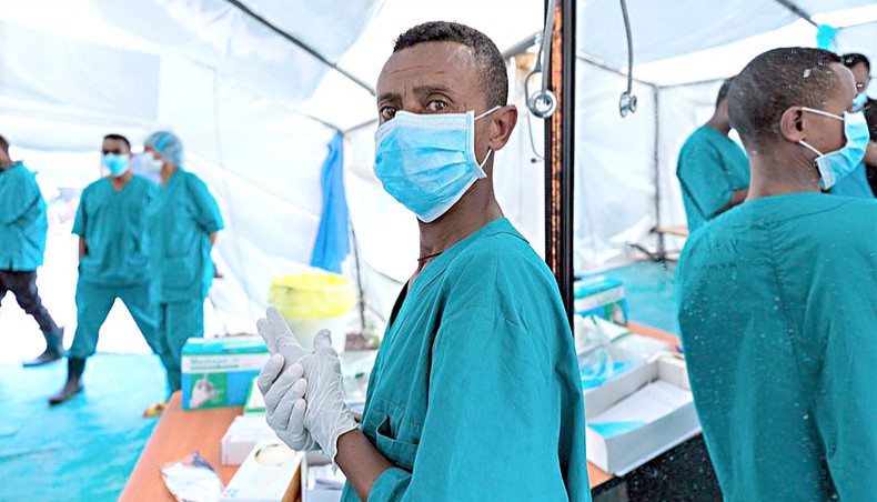 A Covid-19 isolation centre at Bole-Chefe, Ethiopia on April 9, 2020. — UNICEF/Mulugeta Ayene