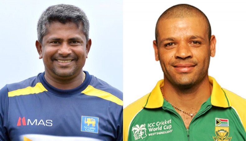 Rangana Herath (L) and Ashwell Prince